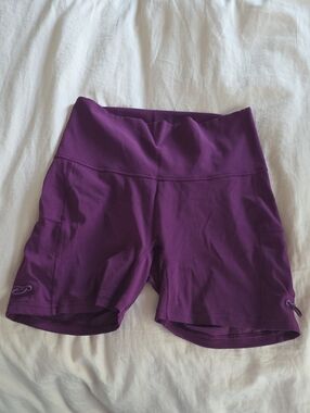 Gymshark Legacy Logo Tight Shorts - Magenta Purple